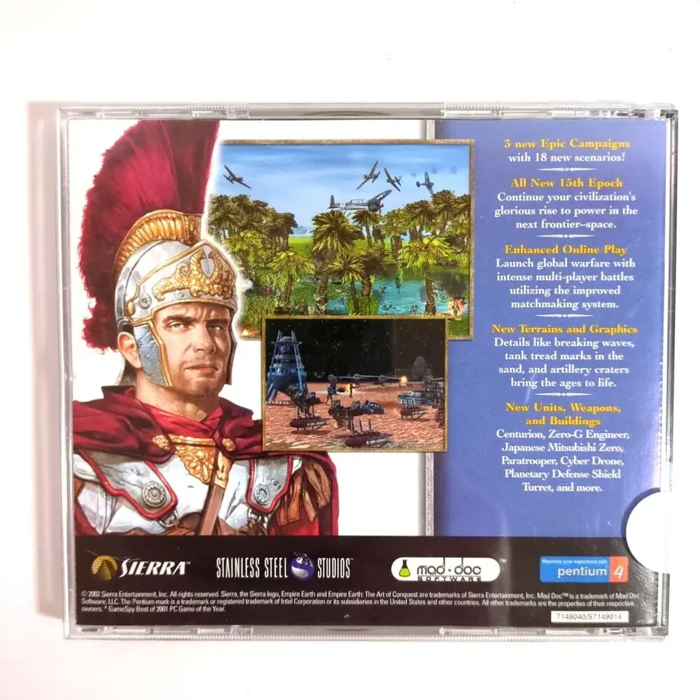 Empire Earth The Art of Conquest Expansion PC Video Game RTS Multiplayer